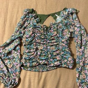 Free People Flower Top